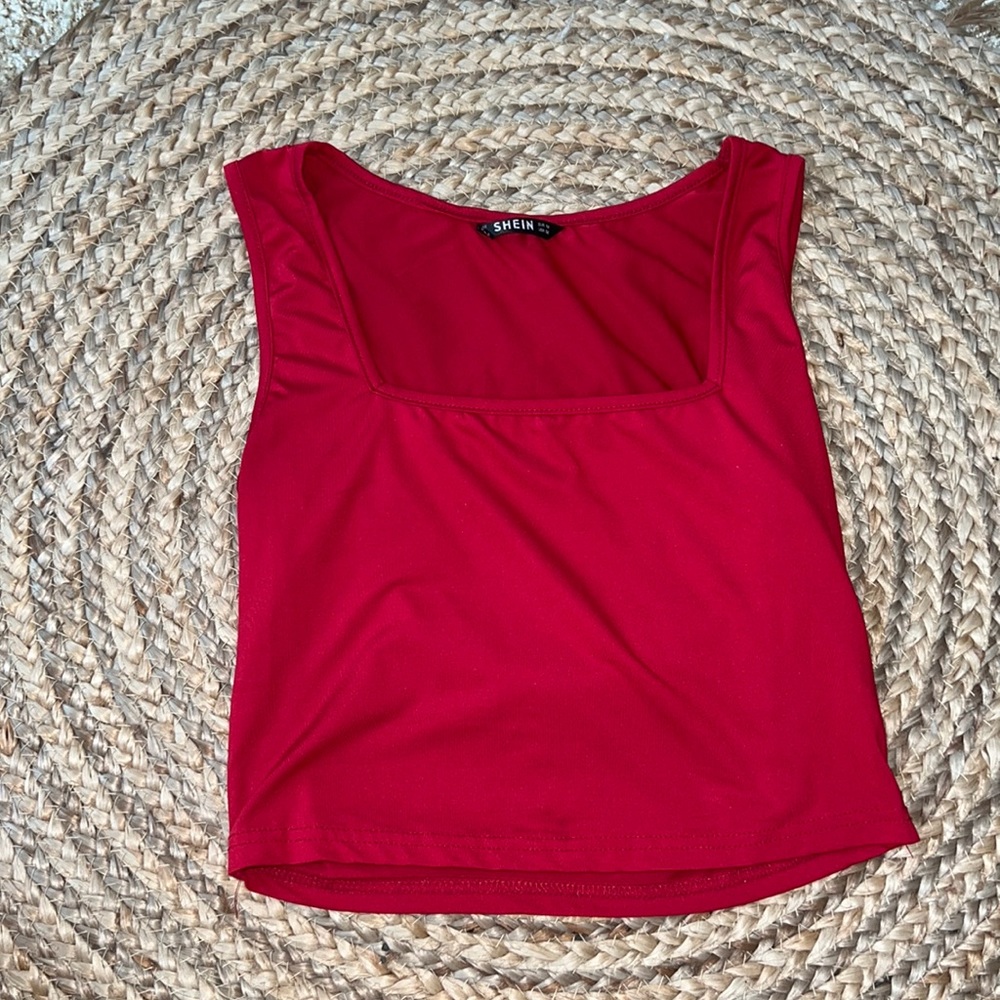 square neck tank